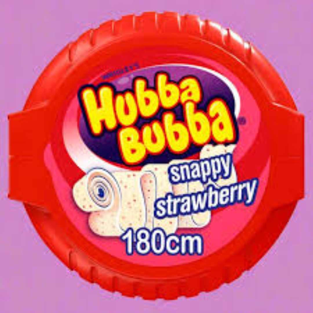 HUBBA BUBBA SNAPPY STRAWBERRY 56G